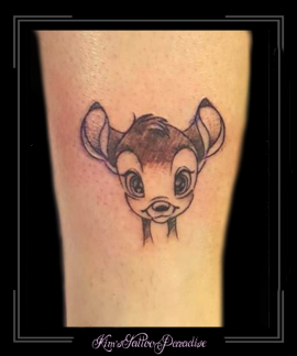 bambi hert dier disney enkel  tekening schets walt disney
