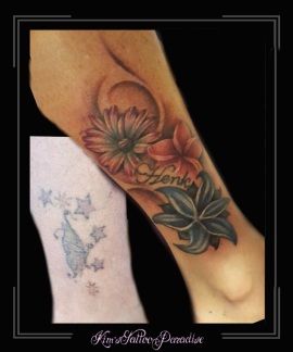 coverup enkel bloemen vlinders namen