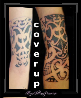 coverup maori polinesisch polynesisch arm