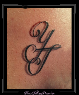 initialen,borst,