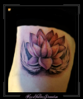 lotus,bloemen,veren,vleugels,bovenarm,