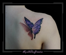 paarse vlinder