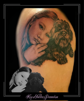portret meisje en hondje2