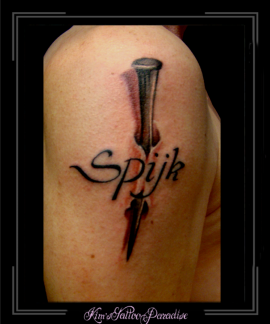 spijker tattoo