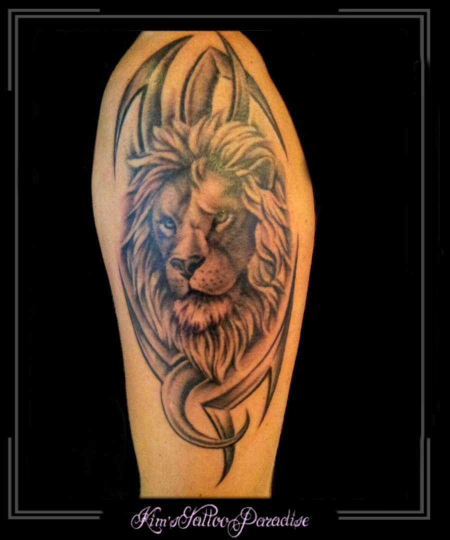 leeuw in tribal