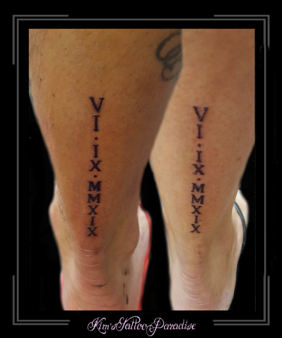Spiksplinternieuw romeinse cijfers | Kim's Tattoo Paradise XM-91