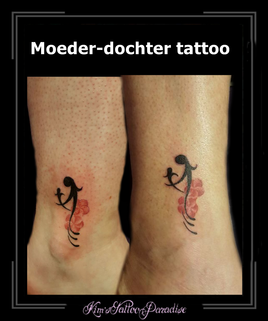 Wonderbaar moeder dochter tattoo | Kim's Tattoo Paradise QZ-13