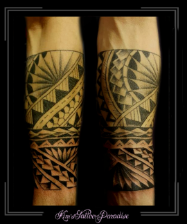 polinesisch maori onderarm