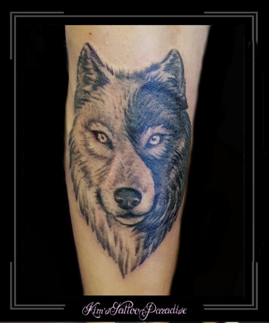 Wolf Yin Yang Tattoo / How To Draw Yin Yang Wolves, Yin And Yang Tattoo by Dawn ... : The wolf tattoo is a great way to display loyalty and devotion to family.